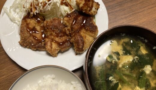 豚肉ロース塊肉の使い方　トンカツに